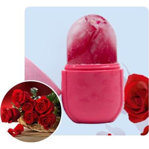 2Pcs Ice Massage Cups Cold Massage Roller Tool Freezable Face Massager for Muscle