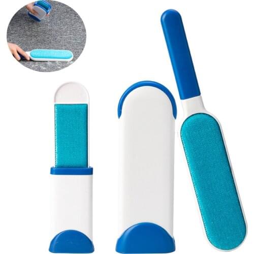 2pcs Pet Hair Remover Magic Fur Cleaning Brushes Portable Household Cleaning Brush Dust Brush Electrostatic Dust Cleaners Device