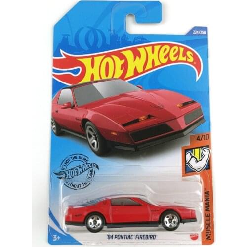 2020-224 Hot Wheels Cars 84 PONTIAC FIREBIRD Metal Die-cast Simulation Model 1/64 Cars Toys