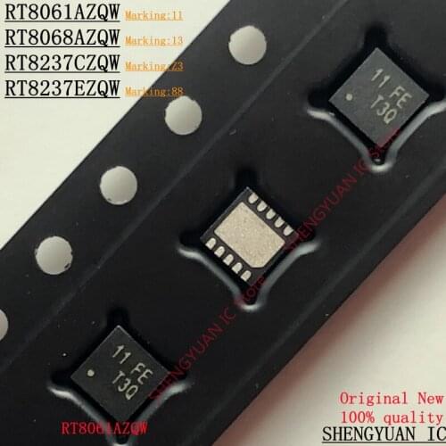 5pcs RT8061AZQW 11 RT8061 RT8068AZQW 13 RT8068 RT8237CZQW Z3 RT8237 RT8237EZQW(2) RT8237EZQW 88 100% new imported original