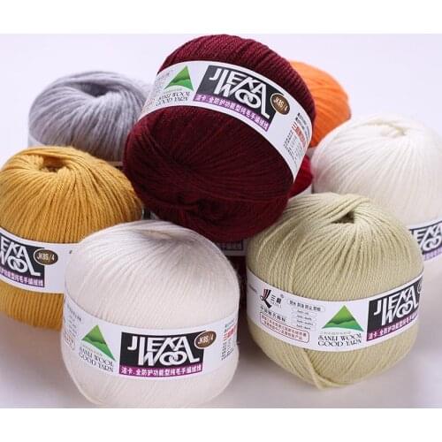 500g 100% Wool Yarn Mongolian Soft Cashmere Yarns Hand-knitted Knitting Crochet Yarn for Scarf Baby Knit Best Quality yarn AQ312
