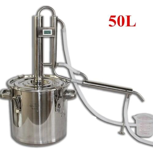 50L Home Full Kit Distilling Column With Tank Bar ALCOHOL Moonshine Hooch Vodka Whisky Brandy Distiller Water Juice Etc