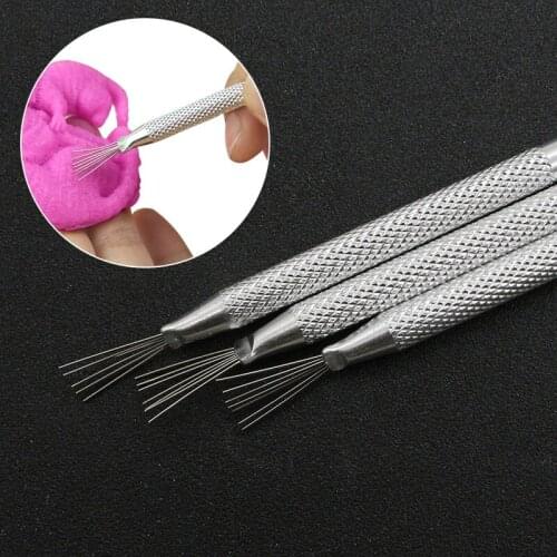 7 Pin Feather Wire Texture Ceramics Tools Polymer Clay Sculpting Modeling Tool DIY Pottery Brush Cake Decorating Accessories