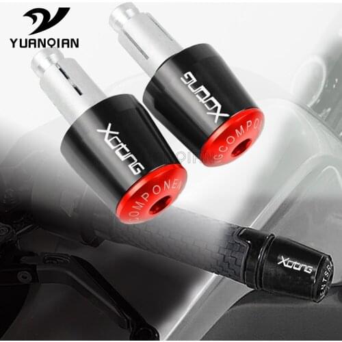 For YAMAHA KYMCO XCITING 250/300/400/500 7/8" 22mm Aluminum Motorcycle Accessories Handlebar Grip End Plug Handle Bar End Cap