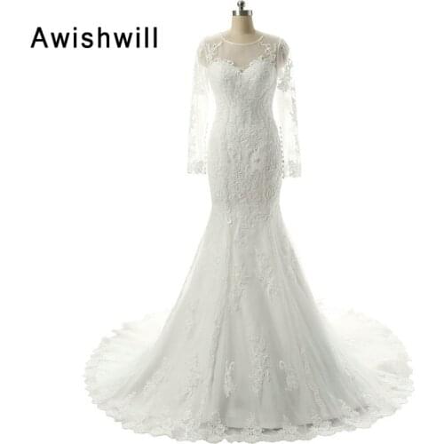 Awishwill Long Wedding Dresses