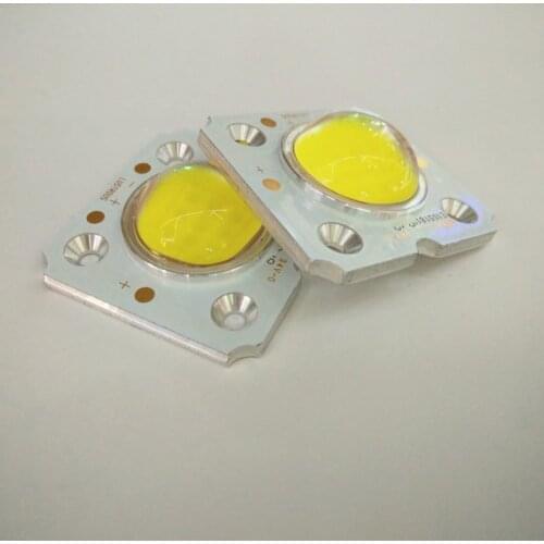 FREE DHL 100pcs/lot 60mil Taiwan Chip 10W COB LED Light Chip with 170 degree lens white/warm/nature white Light beads