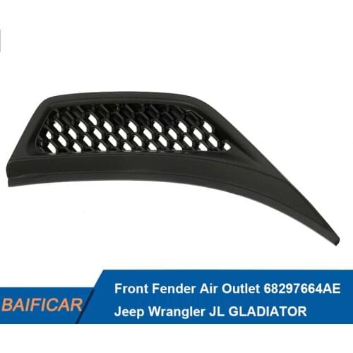 Baificar Brand New Genuine Front Fender Air Outlet 68297664AE For Jeep Wrangler JL GLADIATOR