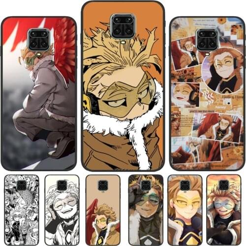 Hawks My Hero Academia For Xiaomi Redmi Note 10 8 7 9 Pro 8T 9S Phone Case For Redmi 9 9A 9C 9T 8A 7A K40 Coque