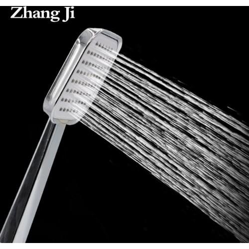 Zhang Ji High Pressured Showerhead 60 Hole Bathroom Squared Shower Head Holder Bathroom Shower Rainfall Shower Spray