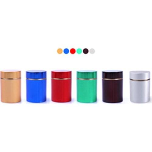 Seal Tea Box Cans Dried Fruit Collection Portable Mini Tea Caddy Kung Fu tea Sealed Cans Alloy Kitchen Accessories
