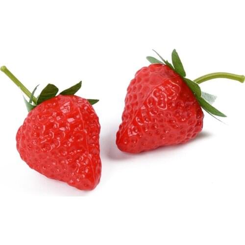 Artificial Fruits Plastic Simulation Strawberry Model Simulation Fruit and Vegetable Props Teaching Auxiliary Fruit Decoration
