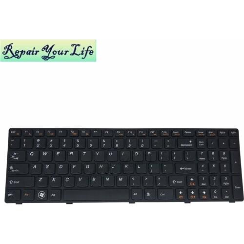 Keyboard for LENOVO US English V570 V570C V575 Z570 Z575 B570 B570A B570E B575 B580 B590 25204642 V-117020YS black with frame