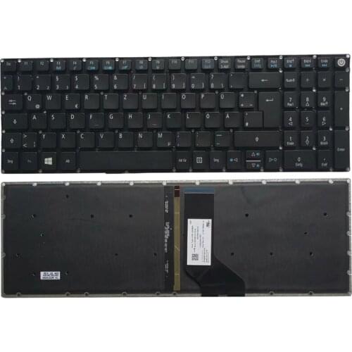 New German/GR laptop Keyboard for Acer Aspire 5 A517 A517-51-5832 A515 A515-51 A515-51G with backlight