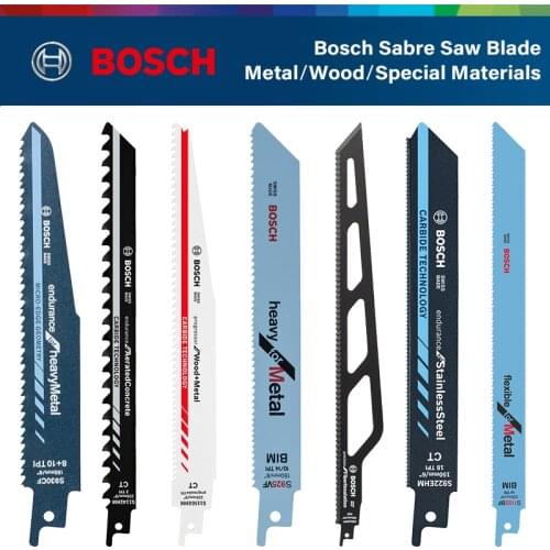 Bosch Cordless Reciprocating Saw Blade Metal Cutting Sabre Saw Blade Electric Saw Blade Bosch Bimetal Woodworking Saw Blade