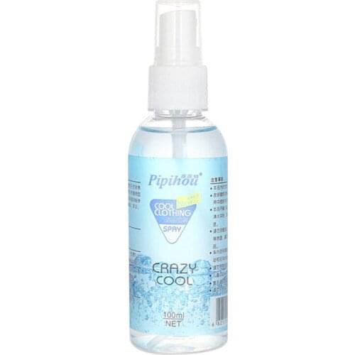 Cool Immediately Car Cooling Spray Clothing Cooling Spray Speedy Cooling Agent 100ml Keep It Cool Throughout The Summer K0AB