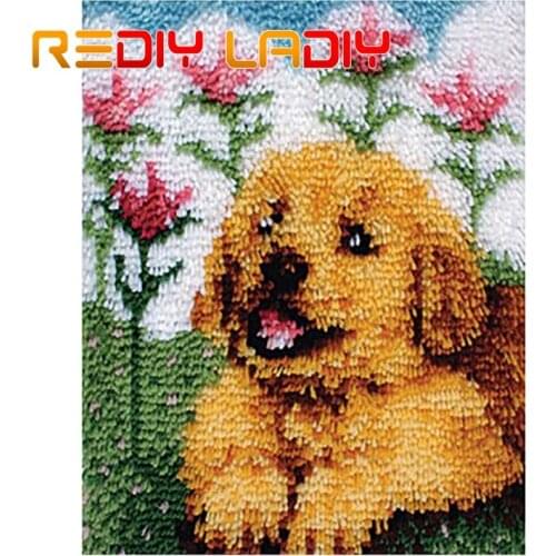Latch Hook Rug Kit Cartoon Car Crocheting Carpet Rug 100% Acrylic Yarn Cushion Mat DIY Carpet Rug Home Decoration Arts & Crafts