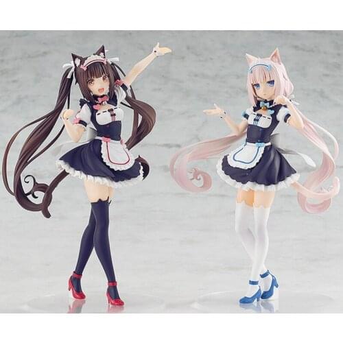 NEKOPARA Anime Figures Cute Chocola & Vanilla Vol. 1 PVC Action figure Japanese Nekopara Model Collection Doll Toys Gifts 20CM