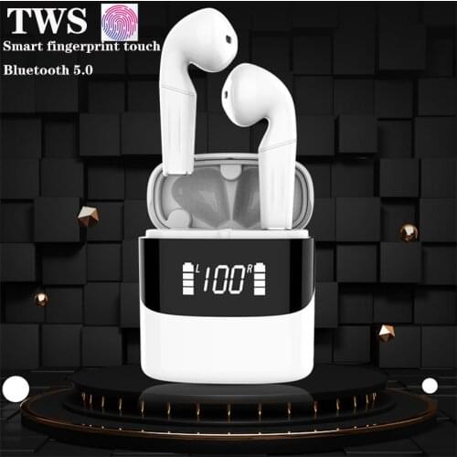 New P23 TWS Bluetooth Earphone Smart Wireless Headphones LED Battery Display Touch Popup HIFI Stereo Sports Headset With Mic USB