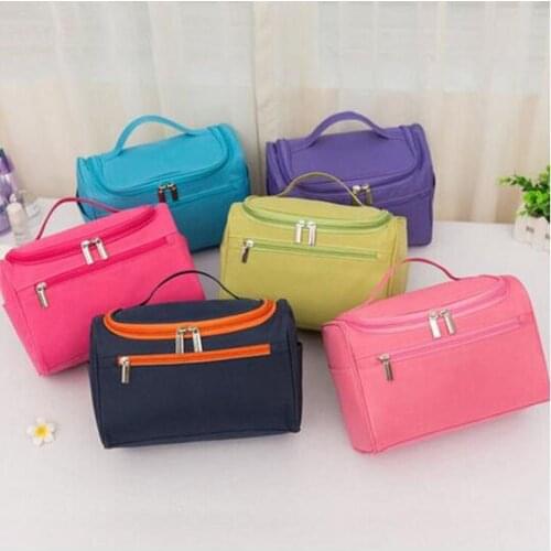New Waterproof Men Hanging Makeup Bag Nylon Travel Organizer Cosmetic Bag for Women Necessaries Make Up Case Wash Toiletry Bag