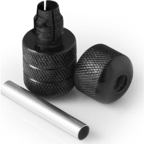 25mm Black Auto-Lock Aluminum Alloy Tattoo Machine Grips Supply