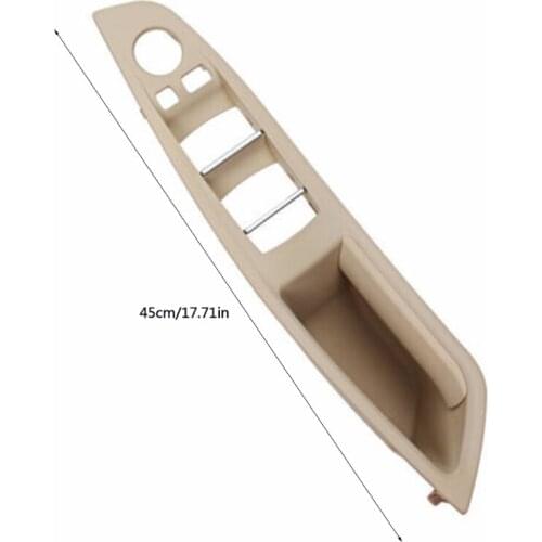 Compatible with BMW5 Series F10 F18 Car Interior Door Handle Inner Doors Armrest Panel 51417225892 51427234428 7pcs QW