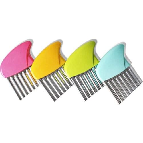 Stainless Steel Wave Cutter Potato Wave Cutter Chips Cutter Potato Cutter Vegetable Cutter for Cutting Potatoes