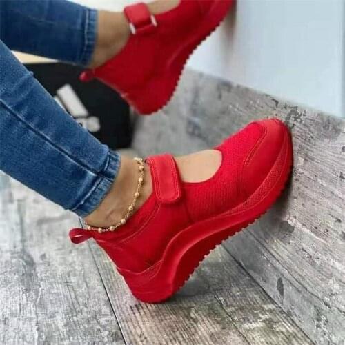 Spring Autumn Women Fashion Casual Sport Sneakers Women Mesh Breathable Platform Chaussure Femme Non Slip Women Vulcanize Shoes