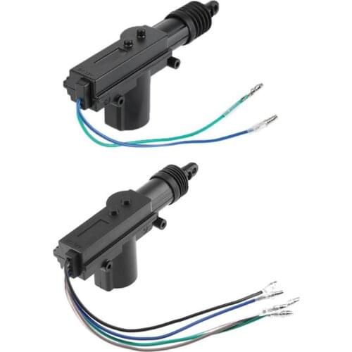 2/5 12-Volt Motor Wire Central Locking Car Power Door Lock Actuators Car Single Gun Driver Pick Set Latch Universal