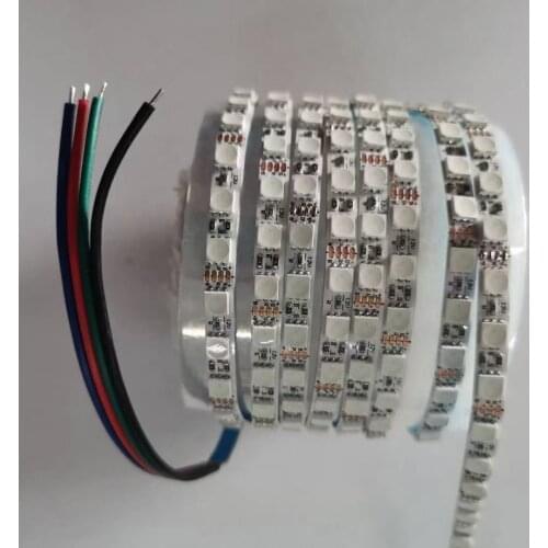 5m 2021 New 5mm Slim Narrow LED RGB Strip Colorful Ultral Slim FPBC RGB Soft Tape 120led/m,15W/m,Super Bright Led Tape DC12V