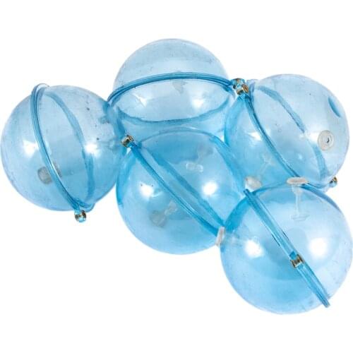 5 x Fishing Float ABS Plastic Balls Water Ball Bubble Floats Fishing Bobber Buoy