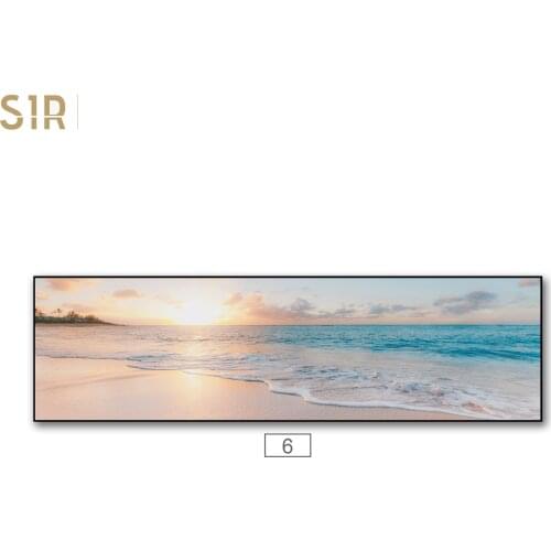 Architectural Decoration Home Decor Art Canvas Painting Pictures for Home Design Wide Seaview Balloon Decorations for Home