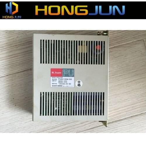 Used 90%-new Sanyo denki 200W servo driver PU0A015EM61S03, Good condition, works well