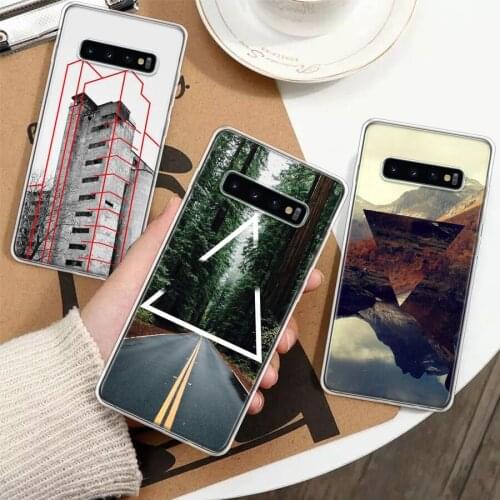 Forest Geometry Wood Nature Silicon Phone Case For Samsung Galaxy A51 A71 A70 A50 A40 A30 A20E A10S A01 A21 A6 A7 A8 A9 Plus + C