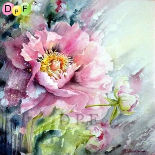 DPF diamond embroidery bubbing flowers diamond painting cross stitch needlework rhinestone diamond mosaic kit home decor crafts