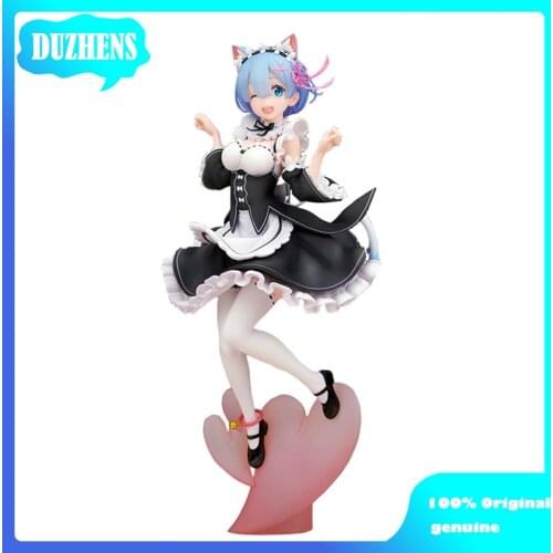 Re:Zero kara Hajimeru Isekai Seikatsu REM Cat ear maid PVC Action Figure Anime Figure Model Toys Figure Collection Doll Gift