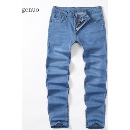 Мужские осенние джинсы Genuo China At AliExpress