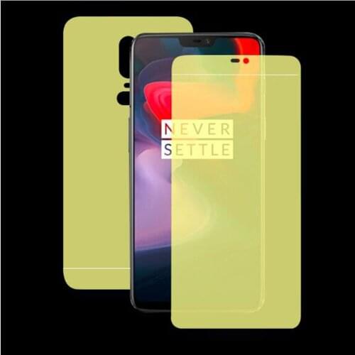 9d curved full cover hydrogel film For Oneplus 6T 6 5 5T 3T 3 Front and back Screen Guard Self-healing Nano Protective Film