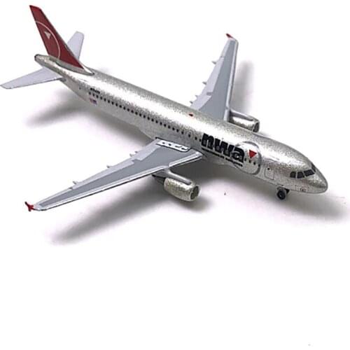 1:500 A320 plane model nwa airlines alloy aircraft plane collectible display model collection
