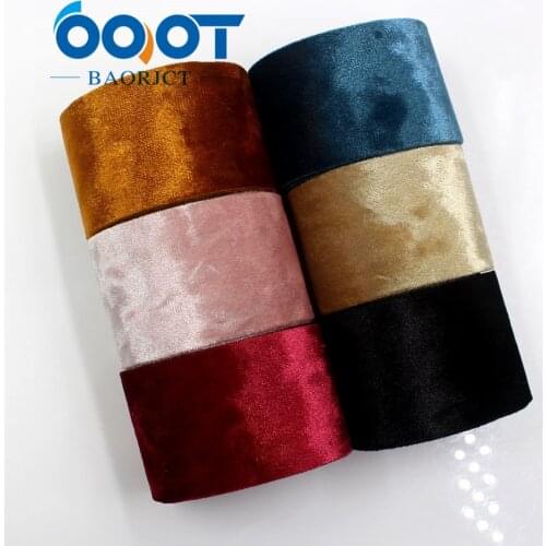 OOOT BAORJCT I-181103-91,2yards 38mm Advanced material flannel ribbon DIY handmade bow headdress gift wrap birthday decoration