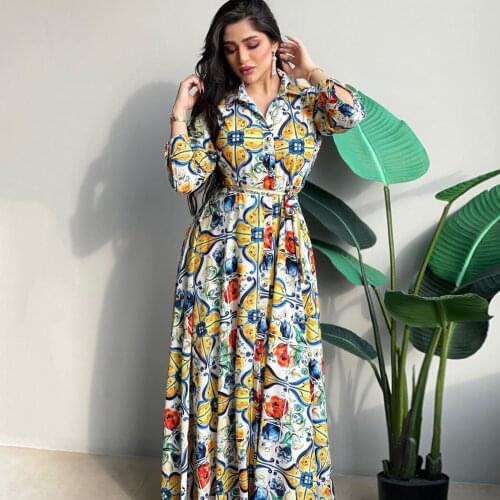 Autumn Muslim Abaya Shirt Dress Women Elegant Hijab Dresses Jilbab Turkey Islamic Vestidos Elegant India Moroccan Kaftan Arab