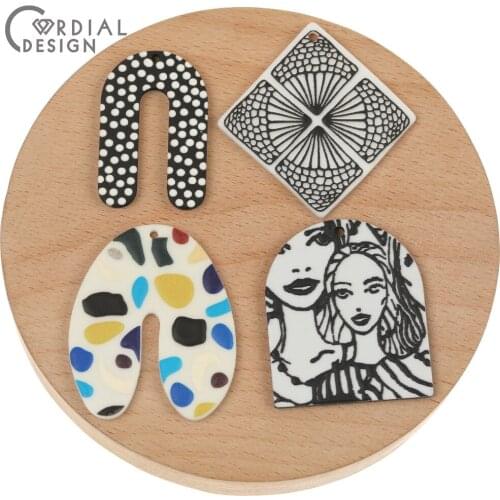 Cordial Design 50Pcs Jewelry Accessories/Connectors/DIY Pendant/Jewelry Findings & Components/Hand Made/Charms/Earrings Making