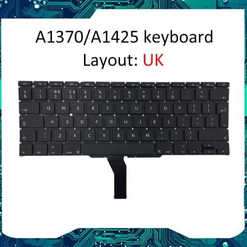 Brand new Condition for Macbook Air 11" A1370 A1465 2011 2012 2013 MC968 MD224 MD710 UK EW keyboard with keyboard screws