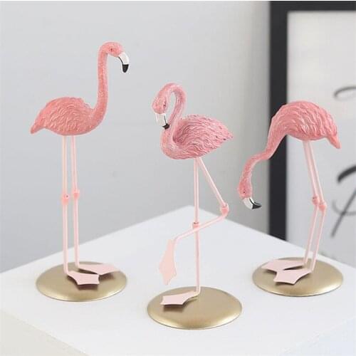 3 Style Resin Brid Figurine Modern Simulation Animal Statue For Home Decoration Wedding Party Ornament Valentines Gift