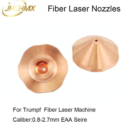 JHCHMX High Quality Trulaser Nozzles 0.8-2.7mm Single Layer EAA Seire 1324860 Compatible For Trumpf Fiber Laser Cutting Machine