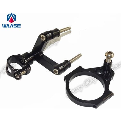 Waase CNC Aluminium Steering Stabilizer Damper Mounting Bracket For DUCATI 848 2008 2009 2010 (Not for 848 EVO Models)
