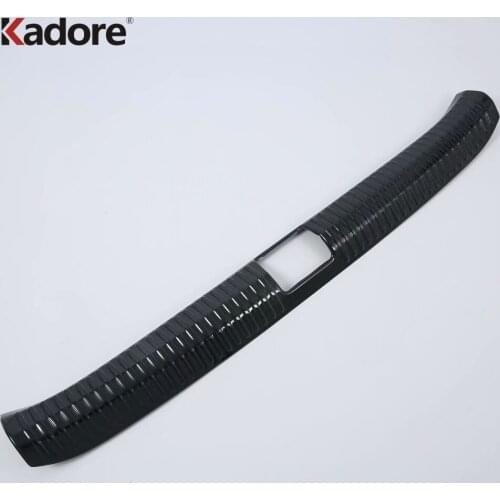 For Honda Accord 2018 2019 2020 Stainless Steel Inner Rear Trunk Bumper Cover Trim Protector Scuff Guard Plate Sill Car Styling