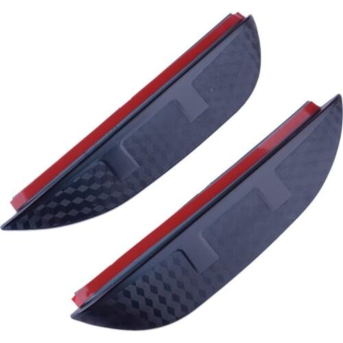 1Pair Carbon Fiber Style Side Rearview Mirrors Visors Shade Rain Guard Trim ABS Moulding Fit For Toyota RAV4 2016 2017 2018