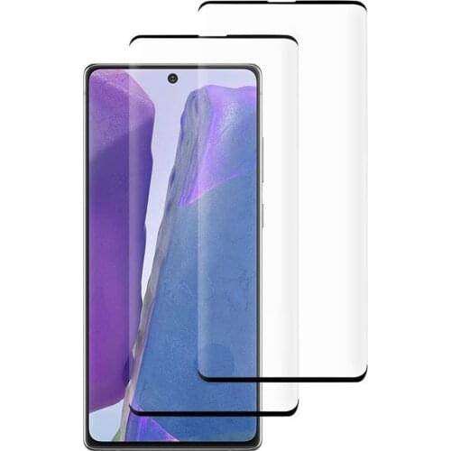 10pcs/lot Full cover tempered glass For Samsung galaxy note 20 ultra S10 S9 S8 S20 plus screen protector fingerprint Unlock film