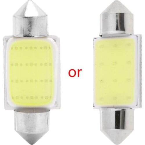 36mm Festoon CAN BUS C5W PLASMA COB LED SIZE Interior White SMD Bulb X6HF