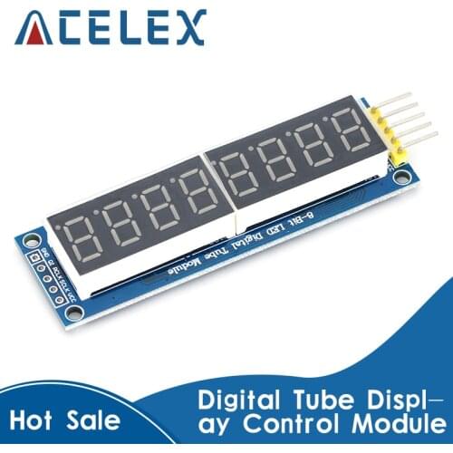 74HC595 CWG 8-Digit 8 Bits 8bit Digital Tube Display Control Module Red Three IO for Arduino 595 Driver